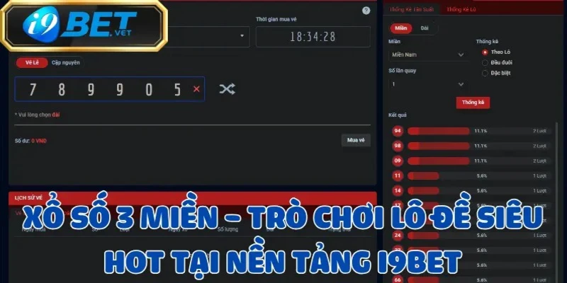 Xổ số 3 miền - Trò chơi lô đề siêu hot tại nền tảng I9BET 1 xo-so-3-mien